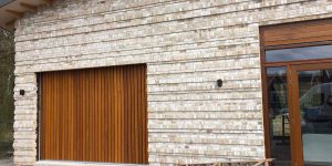 Meranti houten garagedeur