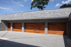 houten garagedeuren red cedar
