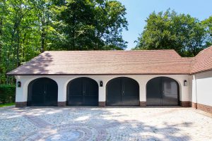 elektrische houten garagedeuren