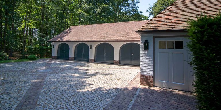 elektrische houten garagedeuren