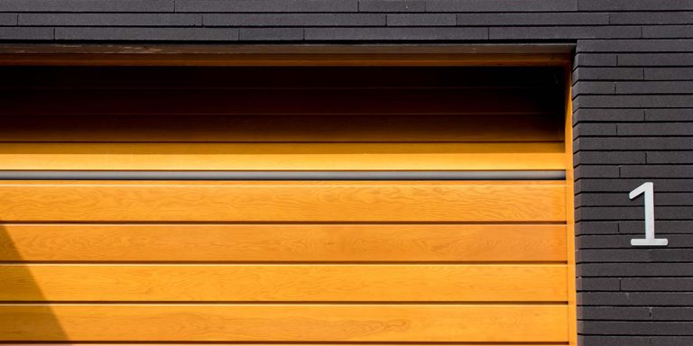 Oregon Pine houten sectionaaldeur