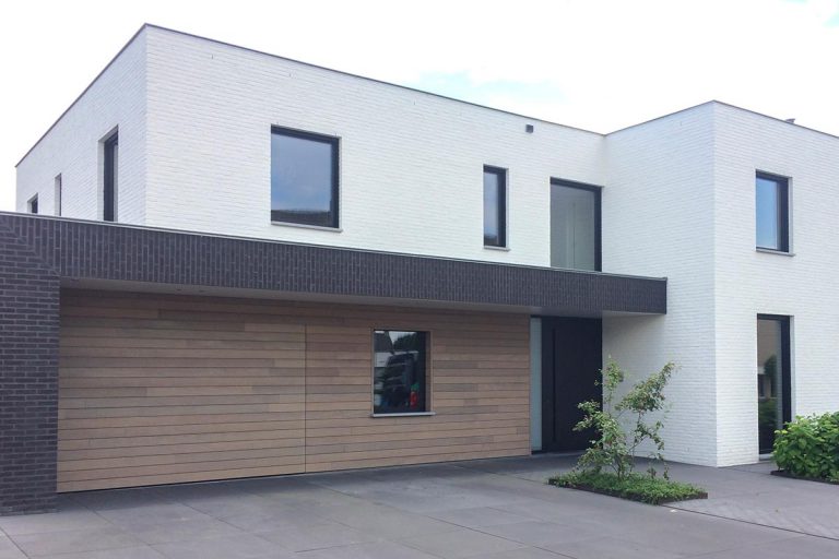 houten sectionaaldeur (Afrormosia)