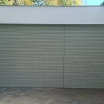 Houten sectionaalpoort - smalle latten