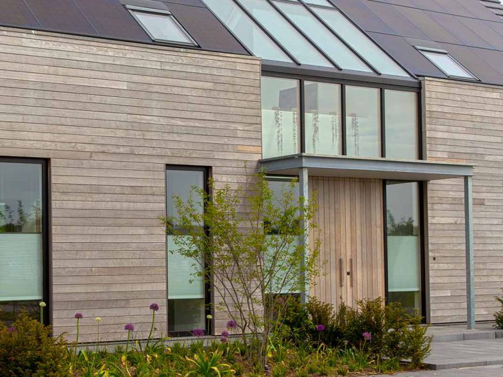 Luxe houten voordeur