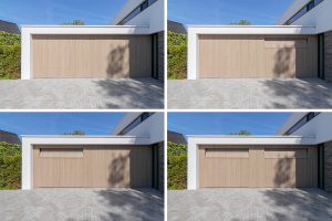 luxe houten sectionaaldeur