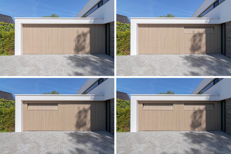 luxe houten sectionaaldeur