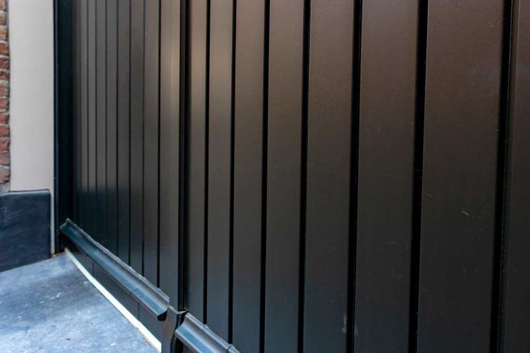 houten garagedeur verticaal