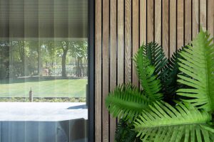 Gevelbekleding vergrijsd essen