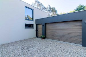 houten garagedeur horizontale latten