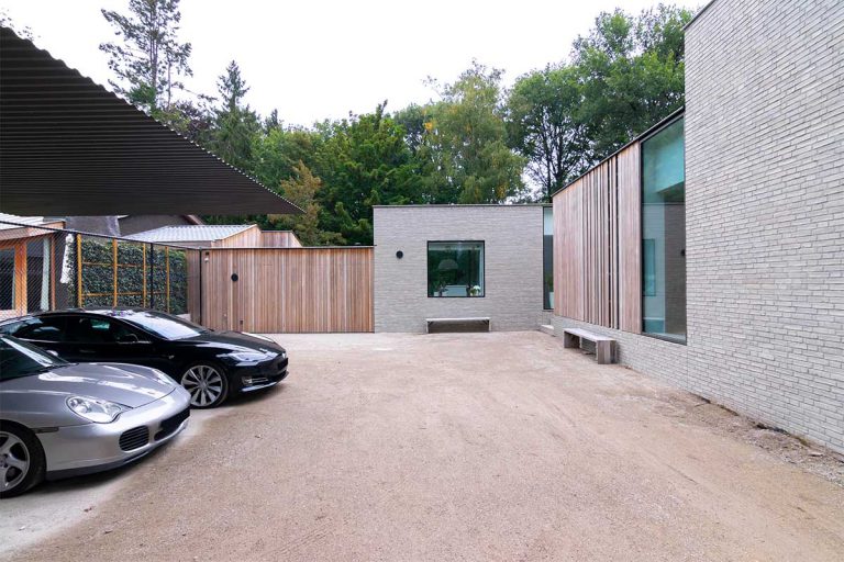 houten zijwaartse garagedeur