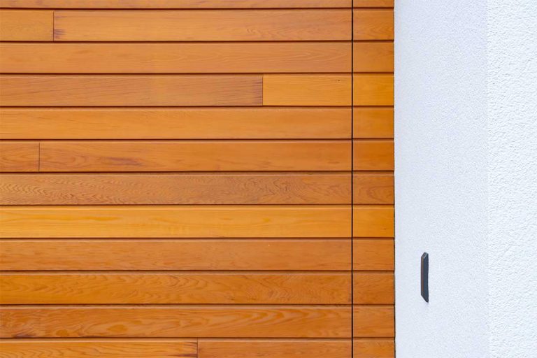 Red Cedar hout garagedeur