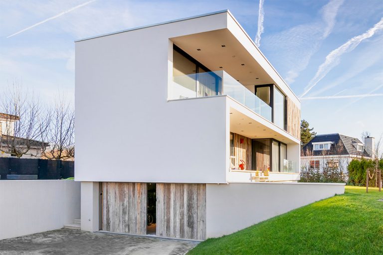 houten zijwaartse garagedeur barnwood