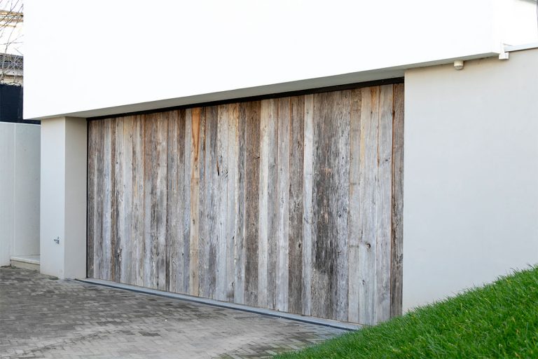 Barnwood houten garagedeur