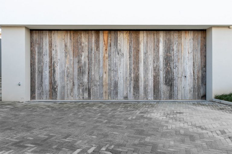 Barnwood houten garagedeur