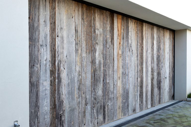 Barnwood houten garagedeur