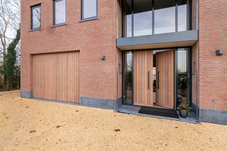houten voordeur