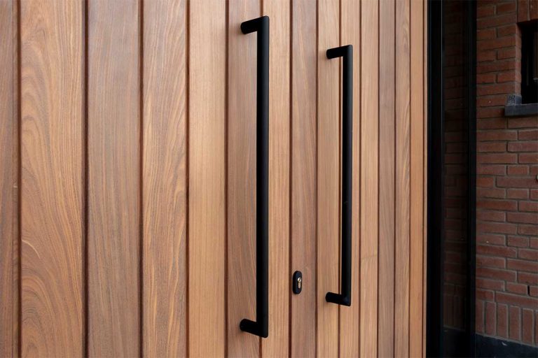 houten voordeur