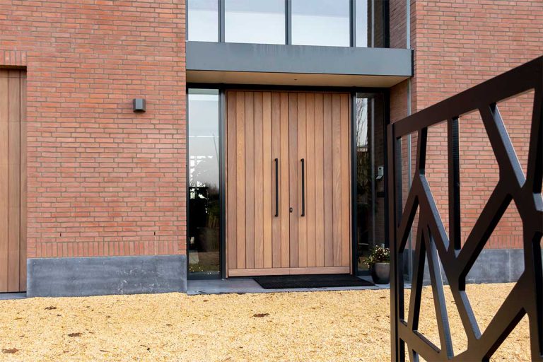 houten voordeur