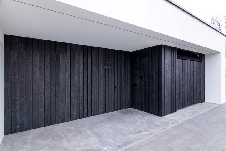 shou-sugi-ban gevelbekleding