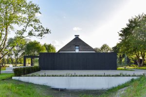 houten garagedeur automatisch zwart