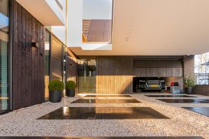 Houten garagedeur douglas hout