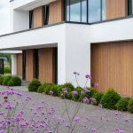 Garagedeur moderne villa