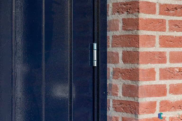 Openslaande garagedeur antraciet