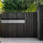 Shou Sugi Ban houten garagedeur