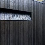 Shou Sugi Ban garagedeur - zwarthout