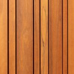 Zijwaartse garagedeur van frake hout