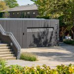 Garagedeur van essenhout