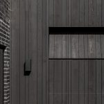 Garagedeur van essenhout