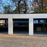 Garagedeur van glas