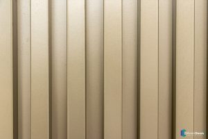 Garagedeur met aluminium profielen