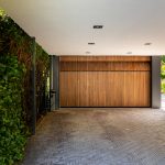 Houten garagedeur essenhout