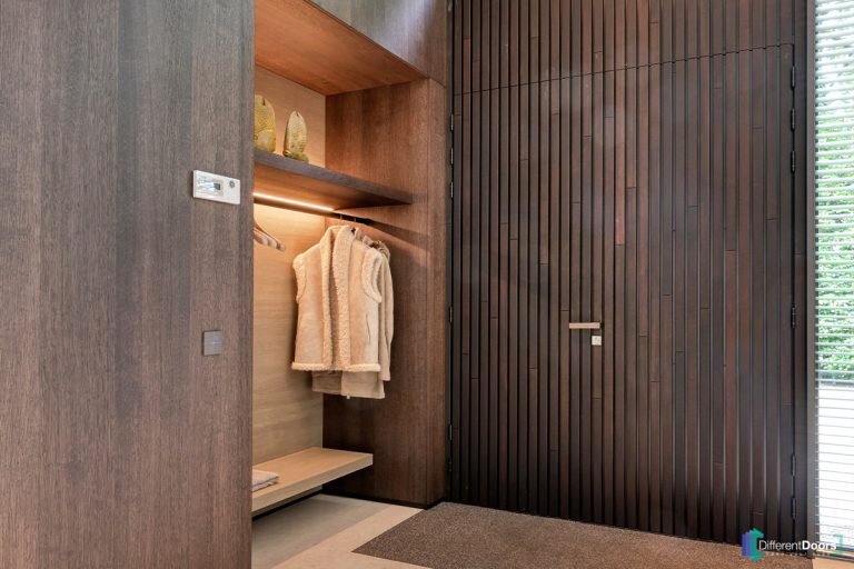 Houten voordeur Bamboe