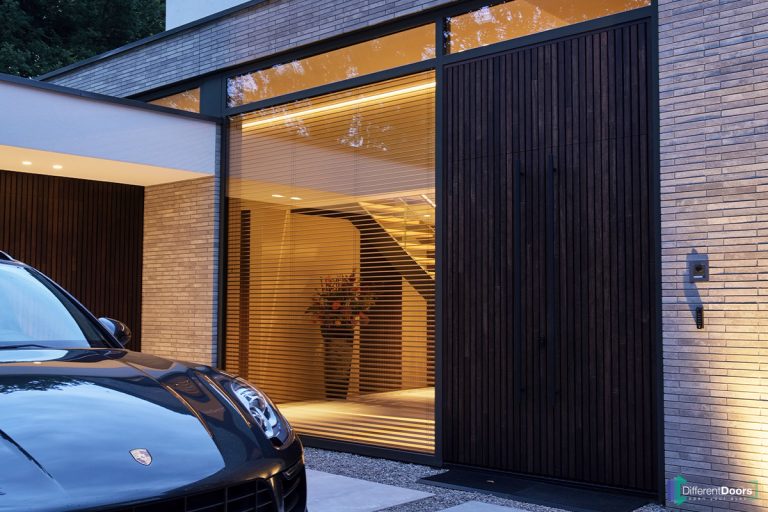 Houten voordeur Bamboe