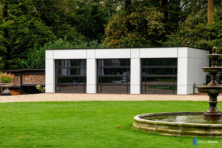 Garagedeur volledig van glas