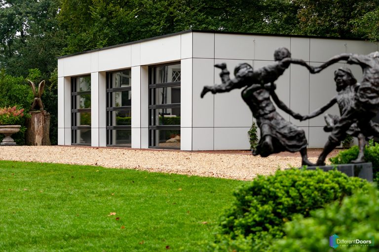 Garagedeur volledig van glas