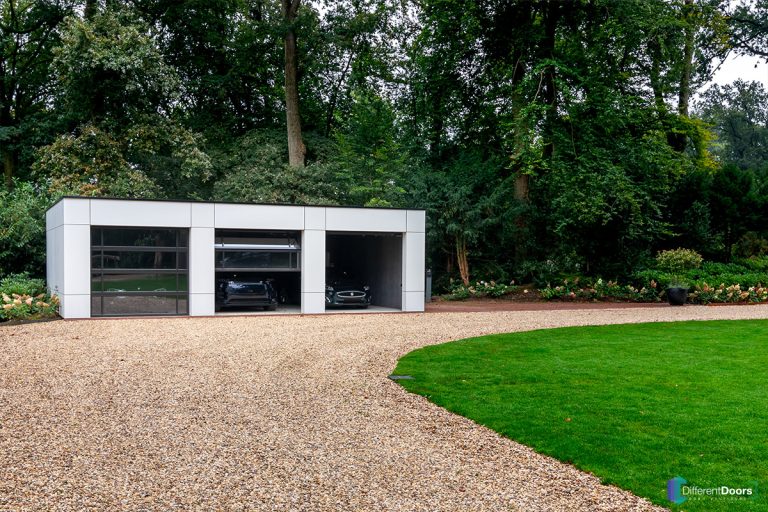 Garagedeur volledig van glas