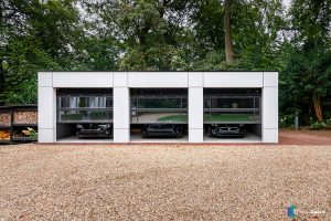 Garagedeur van glas
