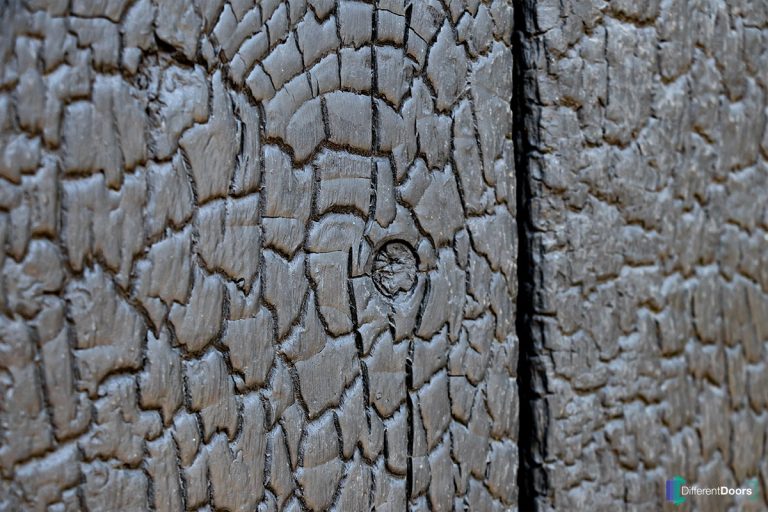 Shou sugi ban houten garagedeur