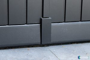 Houten garagedeur klassieke stijl